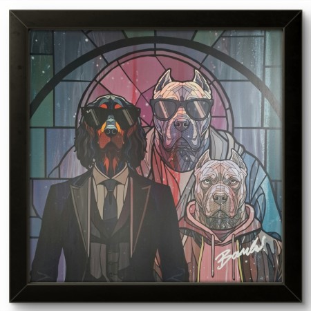 Dogs with attitude #II (solgt)